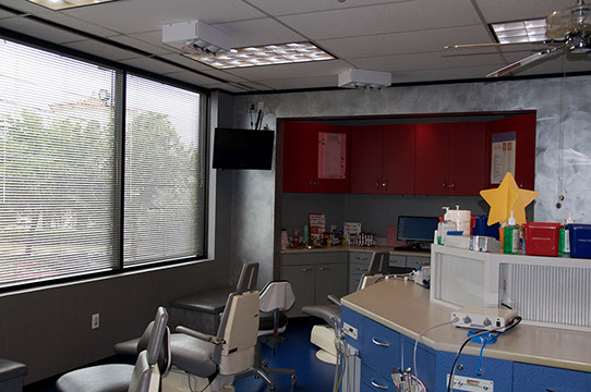 photo of our game room