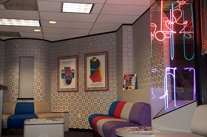 photo of our game room